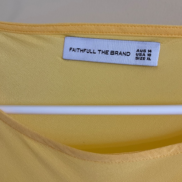 FAITHFULL THE BRAND Bellini Long Sleeve Silk Crepe Maxi Dress In Biscotti - Picture 4 of 6